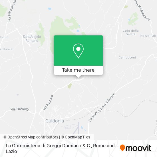 La Gommisteria di Greggi Damiano & C. map