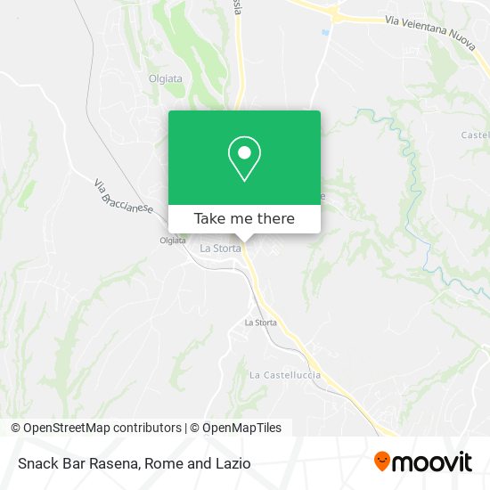 Snack Bar Rasena map