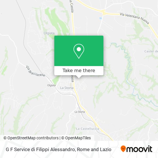 G F Service di Filippi Alessandro map