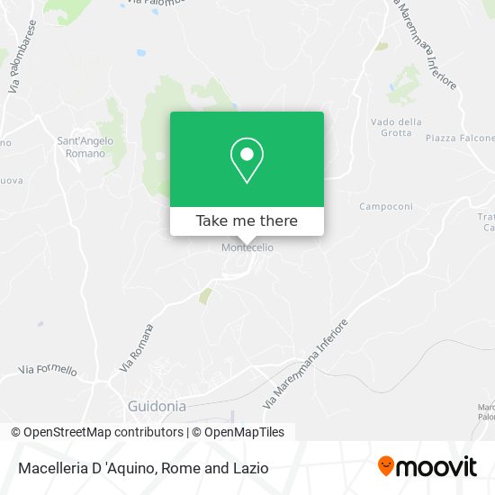 Macelleria D 'Aquino map