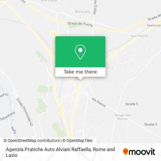 Alviani Raffaella Auto Practices Agency map