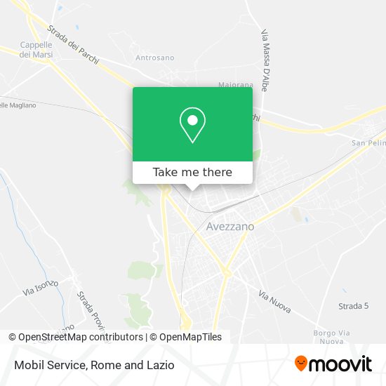 Mobil Service map