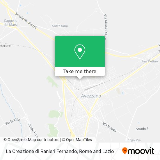 La Creazione di Ranieri Fernando map