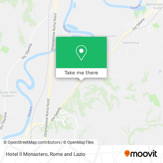 Hotel Il Monastero map