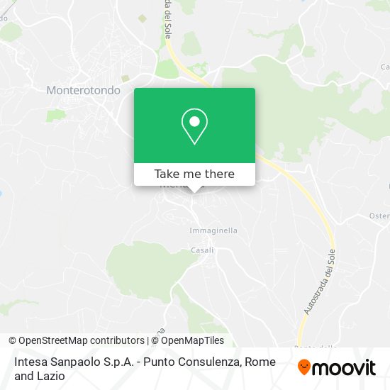 Intesa Sanpaolo S.p.A. - Punto Consulenza map