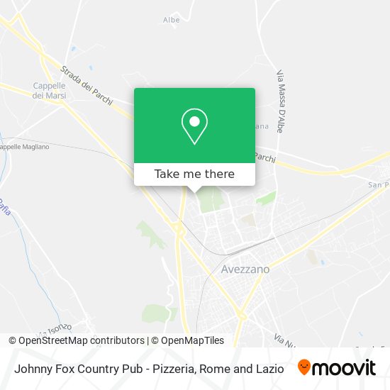 Johnny Fox Country Pub - Pizzeria map
