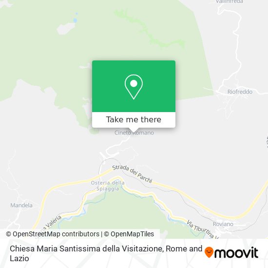 Chiesa Maria Santissima della Visitazione map