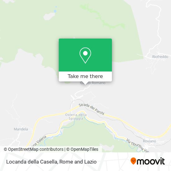Locanda della Casella map