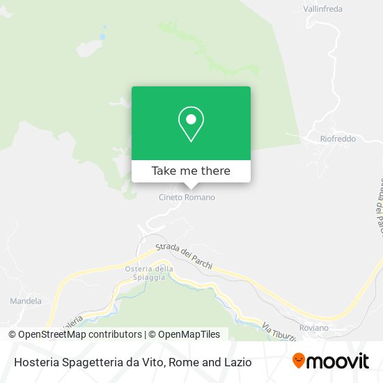 Hosteria Spagetteria da Vito map