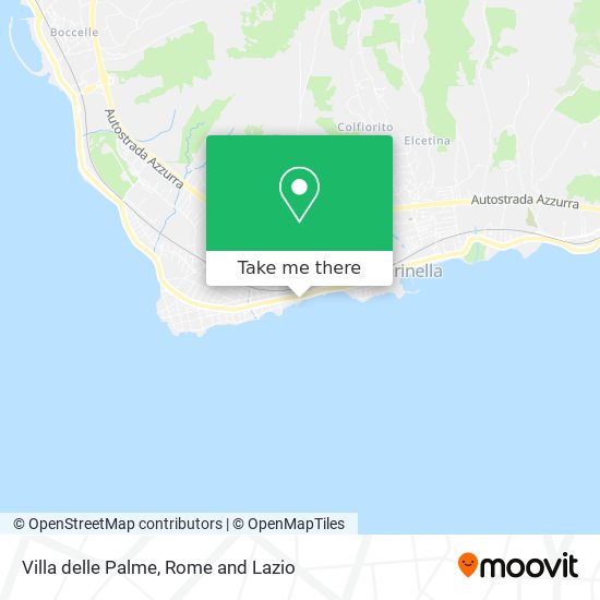 Villa delle Palme map