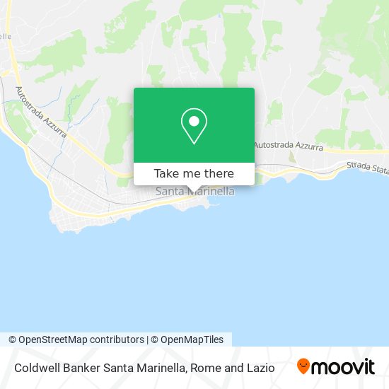 Coldwell Banker Santa Marinella map