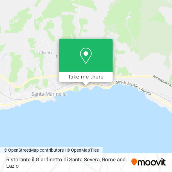 Ristorante il Giardinetto di Santa Severa map