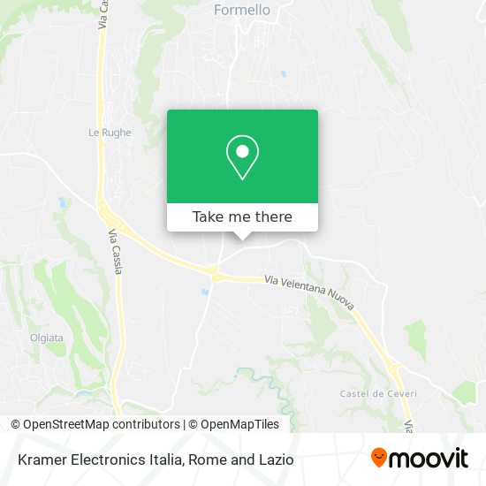 Kramer Electronics Italia map