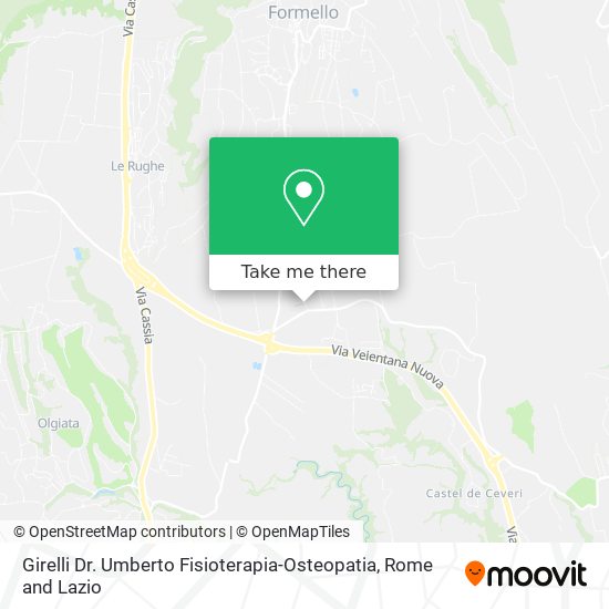Girelli Dr. Umberto Fisioterapia-Osteopatia map