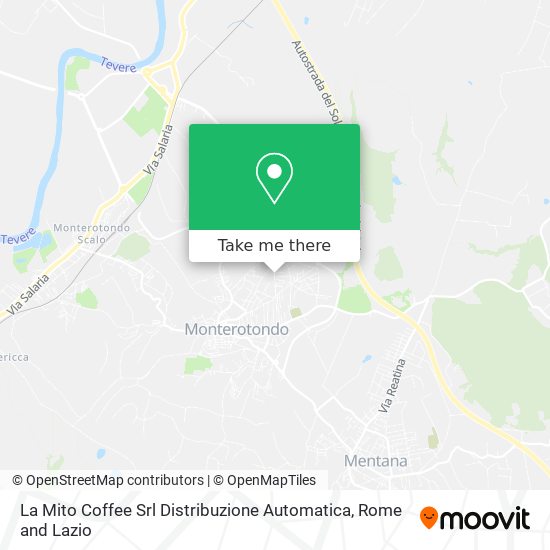 La Mito Coffee Srl Distribuzione Automatica map