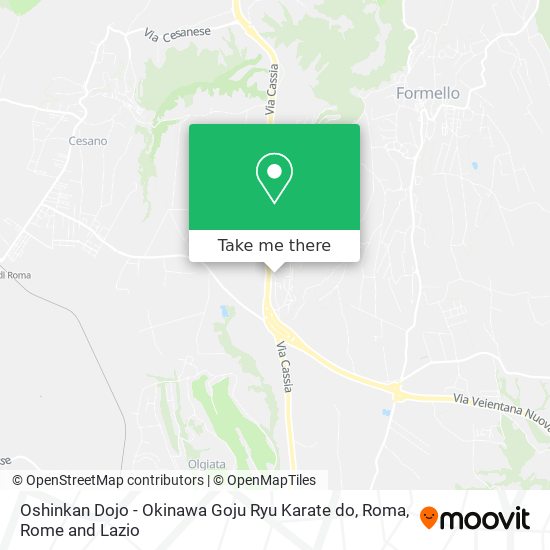 Oshinkan Dojo - Okinawa Goju Ryu Karate do, Roma map