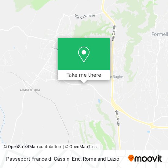 Passeport France di Cassini Eric map