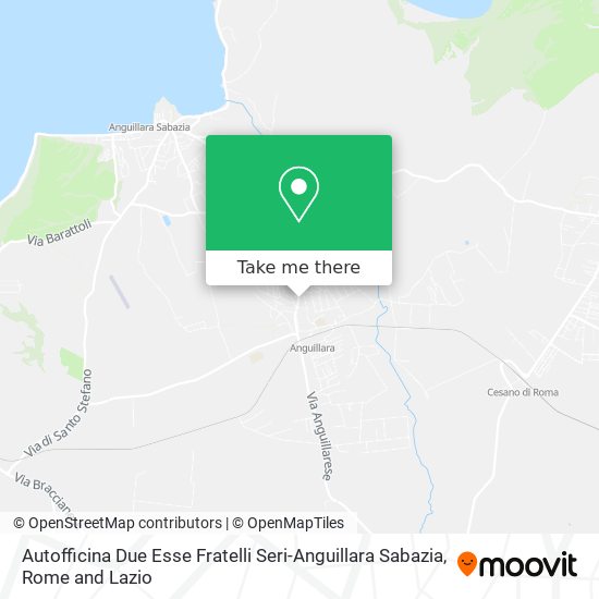 Autofficina Due Esse Fratelli Seri-Anguillara Sabazia map