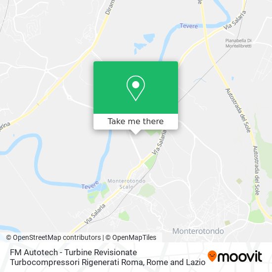 FM Autotech - Turbine Revisionate Turbocompressori Rigenerati Roma map