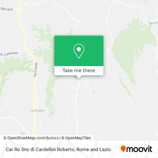 Car Ro Snc di Cardellini Roberto map