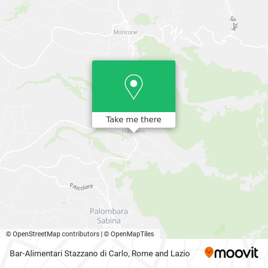 Bar-Alimentari Stazzano di Carlo map