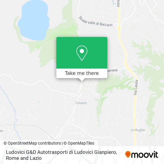 Ludovici G&D Autotrasporti di Ludovici Gianpiero map