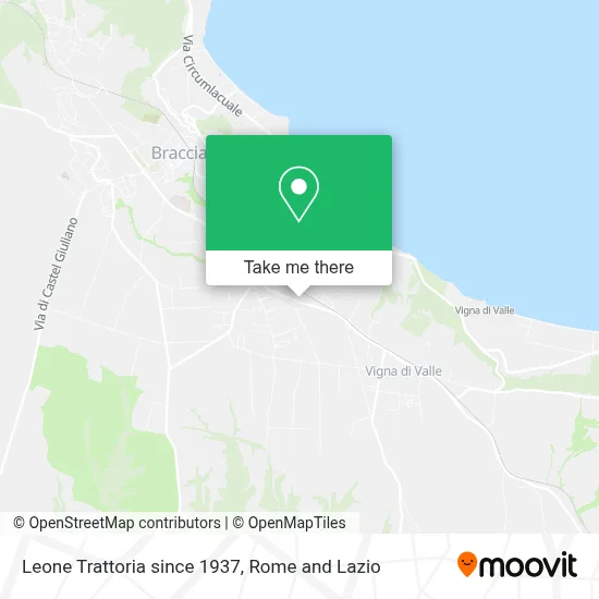 Leone Trattoria since 1937 map