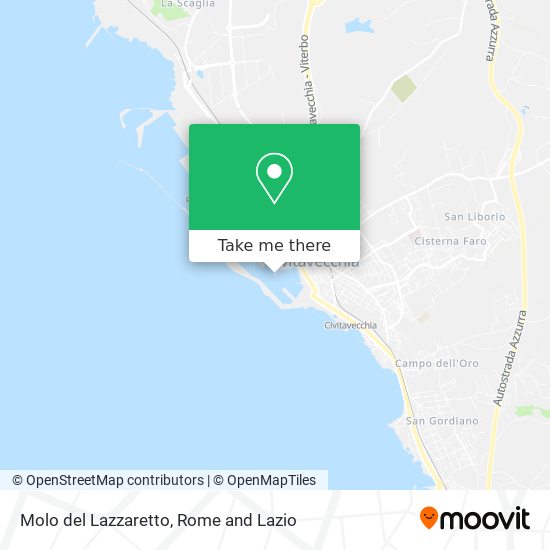 Molo del Lazzaretto map