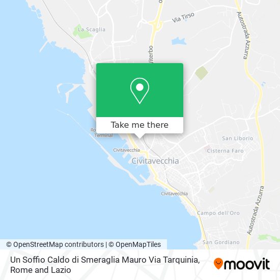 Un Soffio Caldo di Smeraglia Mauro Via Tarquinia map