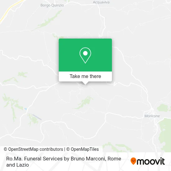 Ro.Ma. Funeral Services by Bruno Marconi map