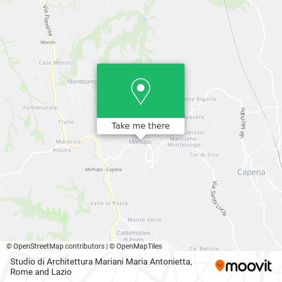Studio di Architettura Mariani Maria Antonietta map