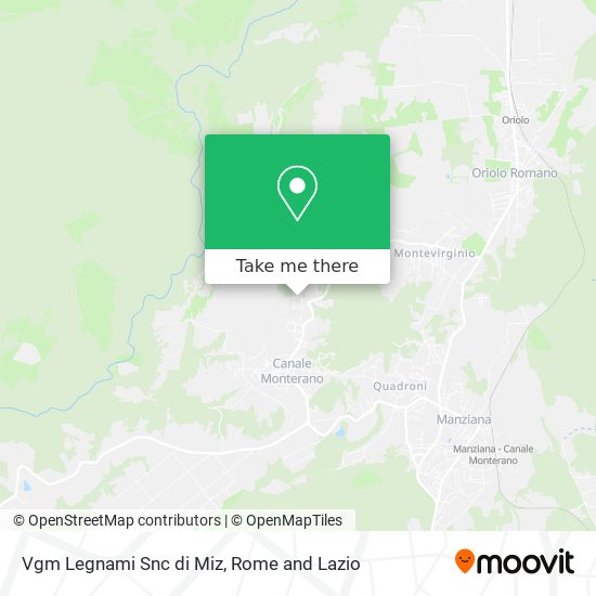 Vgm Legnami Snc di Miz map