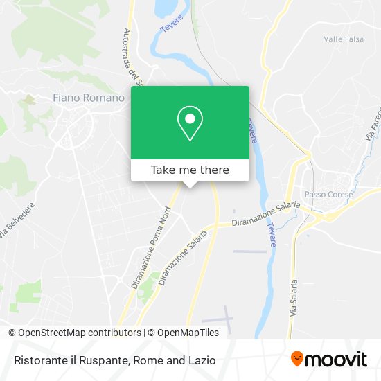 Ristorante il Ruspante map