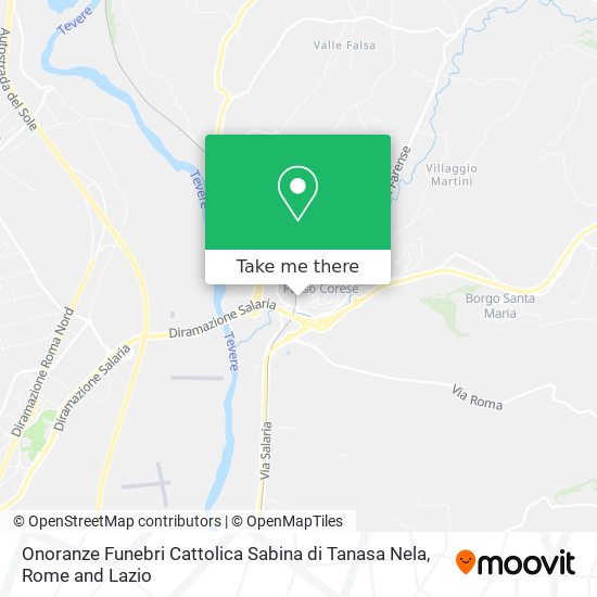 Onoranze Funebri Cattolica Sabina di Tanasa Nela map