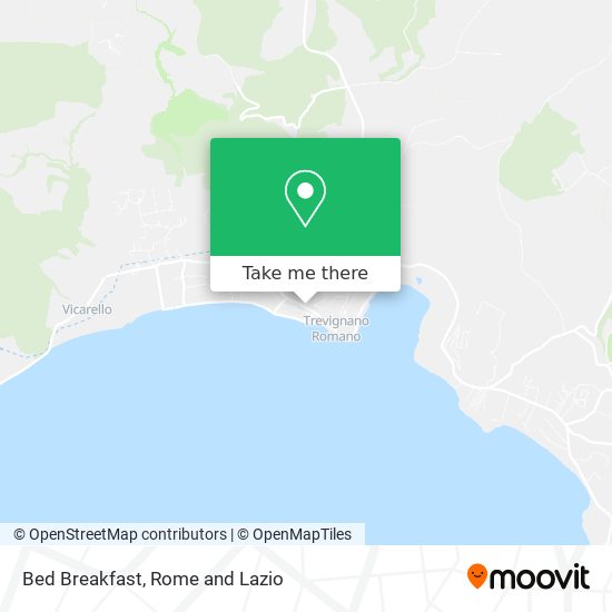 Bed Breakfast map