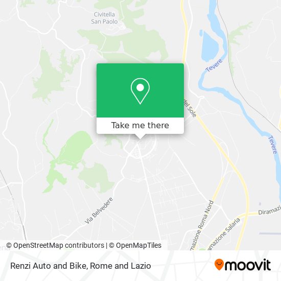 Renzi Auto and Bike map