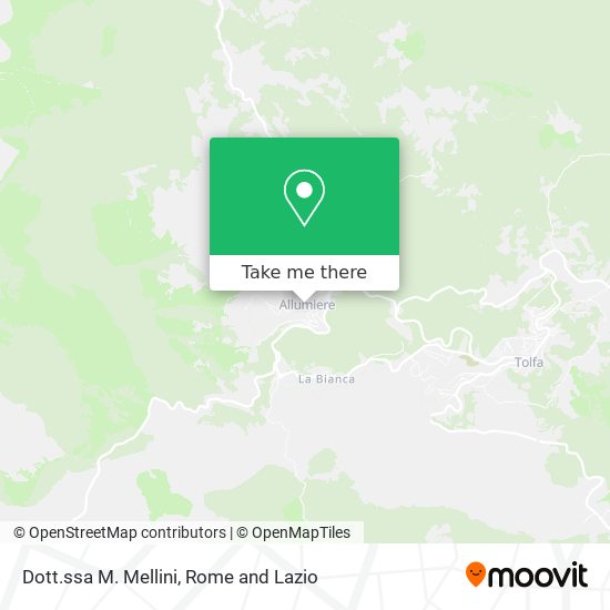 Dott.ssa M. Mellini map