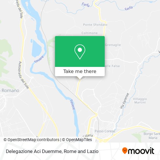 Delegazione Aci Duemme map