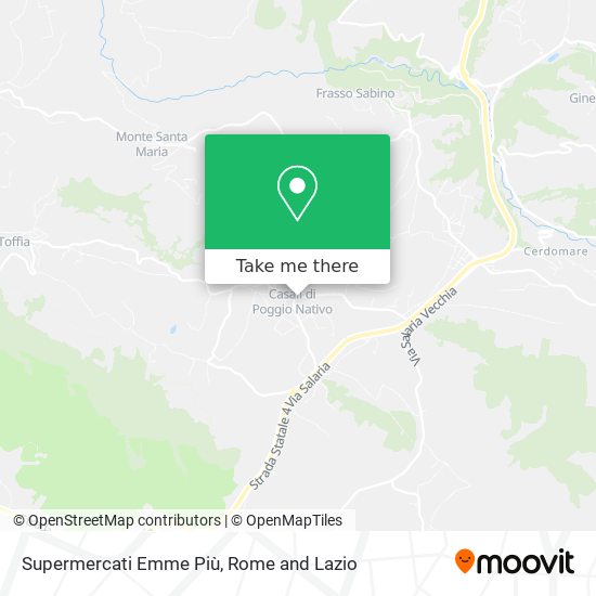 Supermercati Emme Più map