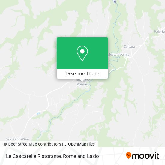 Le Cascatelle Ristorante map
