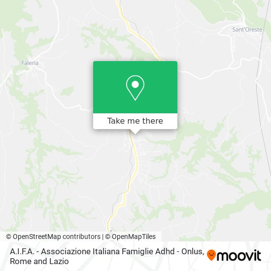 A.I.F.A. - Associazione Italiana Famiglie Adhd - Onlus map