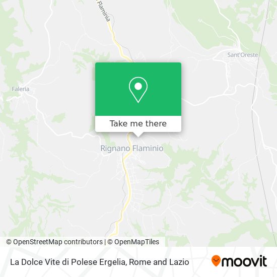 La Dolce Vite di Polese Ergelia map