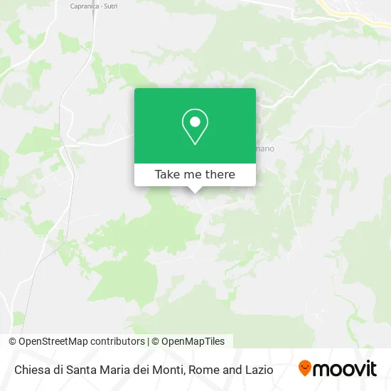Church of Santa Maria dei Monti map