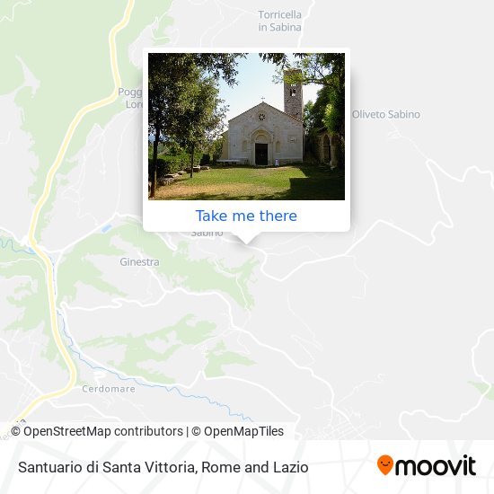 Santuario di Santa Vittoria map