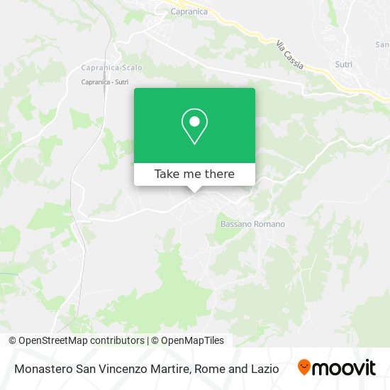Monastero San Vincenzo Martire map