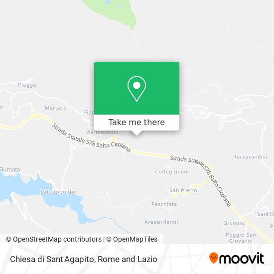 Chiesa di Sant'Agapito map