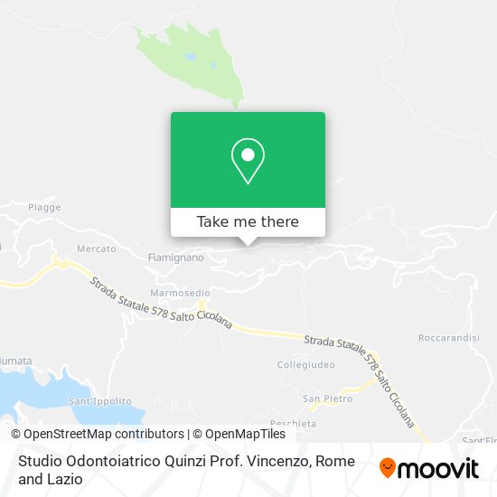 Studio Odontoiatrico Quinzi Prof. Vincenzo map