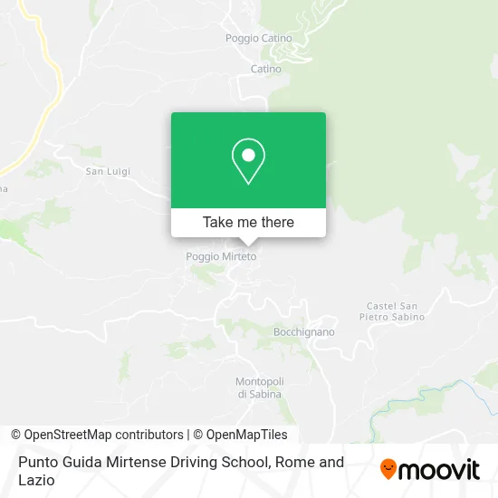 Punto Guida Mirtense Driving School map