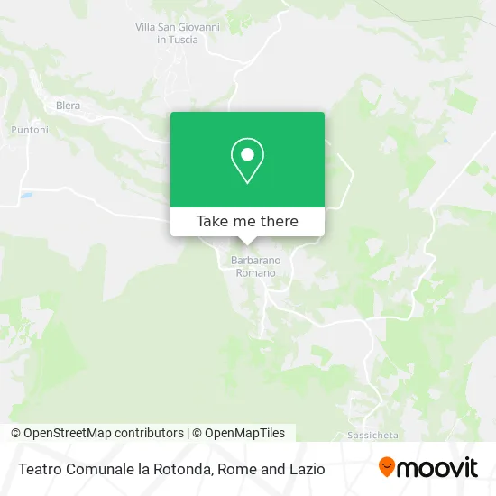 La Rotonda Municipal Theater map
