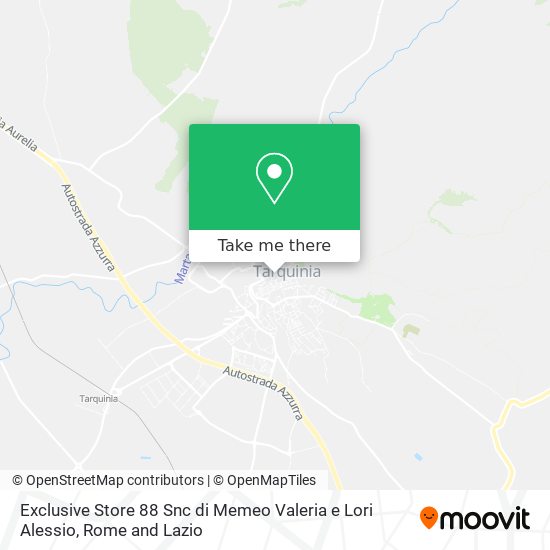 Exclusive Store 88 Snc di Memeo Valeria e Lori Alessio map